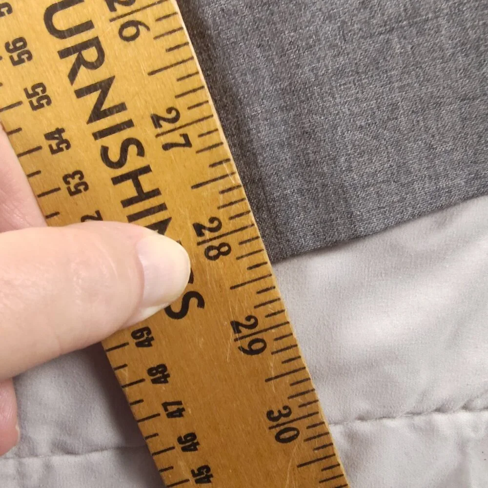 Vintage Cordovan & Grey Wool Dress Pants 40 Gray Pleated Front RN55563